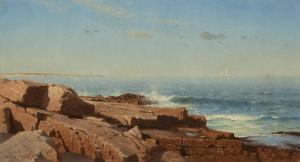 HASELTINE William Stanley 1835-1900,Off Newport, Rhode Island,1863,Christie's GB 2024-01-18