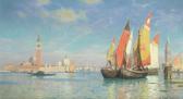 HASELTINE William Stanley 1835-1900,San Giorgio Maggiore from the lagoon, Venice,Bonhams 2019-07-10
