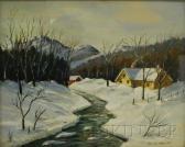 HASELTON Fern D 1894-1988,Along the Snow Banks,Skinner US 2010-11-10