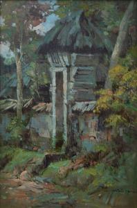 HASIM 1921-1982,Balinese House Entrance,Larasati ID 2023-05-27