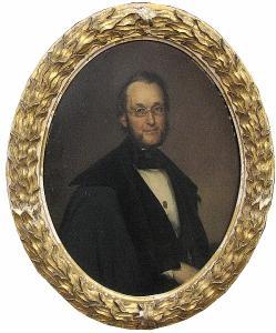 HASKELL Joseph A 1808-1894,a portrait of a gentleman, half-length; also a com,Bonhams GB 2005-02-27
