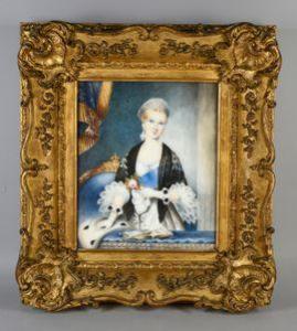 HASLEM John 1808-1884,Portrait de la jeune reine Victoria de Grande-Bret,Coutau-Begarie 2021-05-07