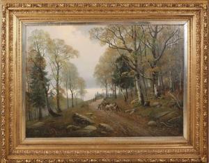 HASS Siegfried A. Sofus,German landscape with timber growers,1893,Twents Veilinghuis 2019-04-05