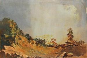 HASSALL IAN 1899,Bush landscape,Fieldings Auctioneers Limited GB 2014-02-08