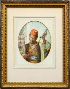 HASSAM Alfred 1800-1800,Moor with Pipe,19th century,Clars Auction Gallery US 2009-10-11