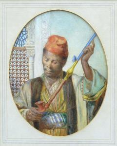 HASSAM Alfred 1800-1800,Moor with Pipe,19th century,Clars Auction Gallery US 2009-09-13