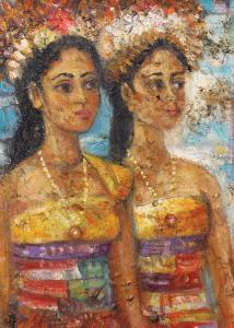 HASSANDA Isa 1940,Two Young Balinese Women,2002,Sidharta ID 2018-05-27