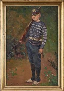 HASSENKAMP Kurt 1886-1917,Der junge Soldat,Dobritz DE 2021-04-24