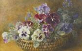 HASTIE Grace H 1855-1930,PANSIES IN A BASKET,1903,Sotheby's GB 2015-10-19