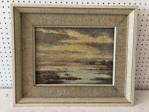 HASTINGS A.J 1908-1980,Evening on the Dee Estuary,Wotton GB 2023-02-06