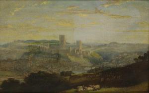 HASTINGS Edward 1781-1861,A view of Durham Cathedral,Sworders GB 2020-07-21
