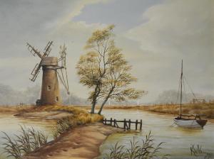 Hastings K.W,Windmill by a River,Gilding's GB 2018-02-06