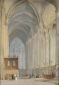 HASTINGS Thomas, Captain 1804-1831,Figures in a cathedral interior,Christie's GB 2011-04-12