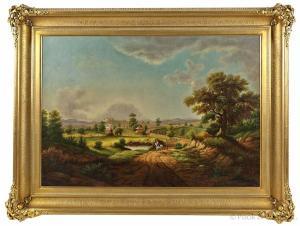 HASTINGS Thomas 1860-1929,panoramic landscape,Pook & Pook US 2013-04-19