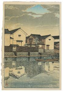 HASUI Kawase 1883-1957,Izumo Matsue (Mikazuki) (Matsue in Izumo Province ,Christie's GB 2024-03-28