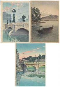 HASUI Kawase 1883-1957,Views of Tokaido,Brunk Auctions US 2019-09-14