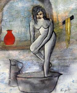 HATCH Pam,Nude woman bathing,Warren & Wignall GB 2016-05-18