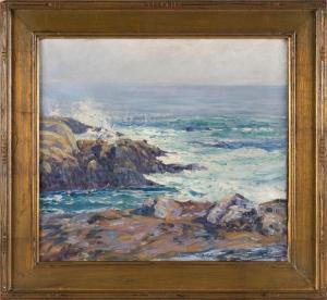 HATFIELD Joseph Henry 1863-1928,Rocky seascape,Eldred's US 2024-04-05
