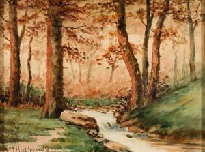 HATHAWAY George M 1856-1903,Forest Stream in Autumn,Barridoff Auctions US 2023-11-18