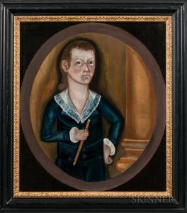 HATHAWAY Rufus 1770-1822,Portrait of a Boy with a Fife,Skinner US 2018-08-12