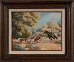 hathcock r.g,Herding Cattle,1978,Cowan's US 2009-09-11