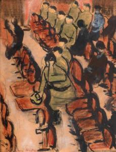HATMANU Dan 1926-2018,At the Theatre,Artmark RO 2025-04-08