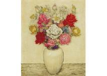 HATTORI Wasaburo,Roses, Narcissus, Tulips, Anemones,2013,Mainichi Auction JP 2019-02-09