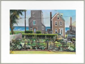 HAUBEN DANIEL 1956,Waterfront garden, Commercial Street, Provincetown,Eldred's US 2022-08-17