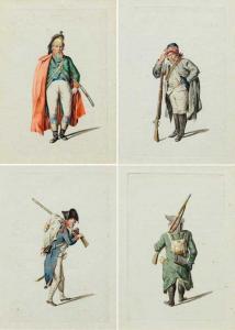 HAUCK August Christian 1742-1801,Series of 14 illustrations of French revolutio,1795,Galerie Koller 2020-06-19
