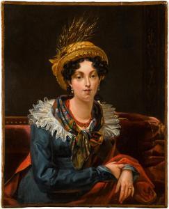 HAUDEBOURT LESCOT Antoinette Cecile 1784-1845,Self-portrait,Sotheby's GB 2022-12-08