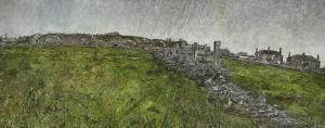 HAUGHTON David 1924-1991,Landscape with Stone Wall, St Just,David Lay GB 2021-12-07