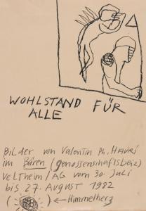 HAURI Valentin Ph 1954,Wohlstand für alle,1982,Germann CH 2020-06-23