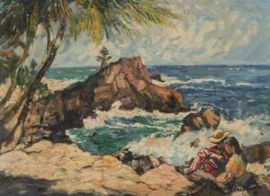 HAUSDORF George 1888-1959,Conversation on the Dominican Shore,Shannon's US 2017-10-26