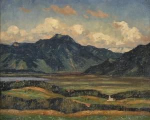 HAUSE Rudolf 1877-1961,Voralpine Landschaft,1923,Hargesheimer Kunstauktionen DE 2018-03-17
