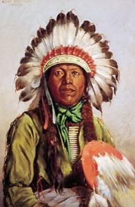 HAUSER Conrad John 1900-1970,Chief Bald Face, Sioux,Altermann Gallery US 2007-12-15