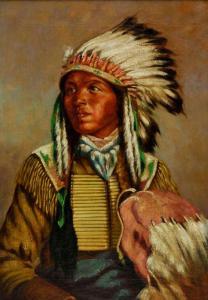 HAUSER Conrad John 1900-1970,Sioux Chief,Altermann Gallery US 2011-11-13