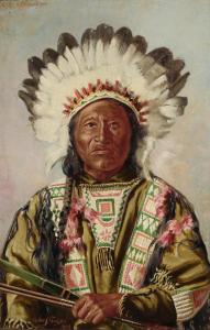 HAUSER John 1859-1913,Chief Kicking Bear,1903,Bonhams GB 2017-08-01