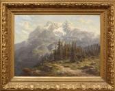 HAUSMANN Gustav 1827-1899,Mountain Landscape,Clars Auction Gallery US 2008-12-06