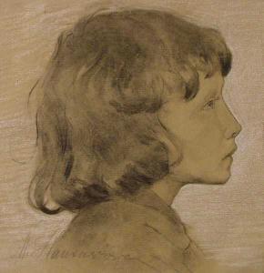 HAUSNEROWA Maria 1889-1939,Portret dziewczynki,Desa Katowice PL 2008-03-01