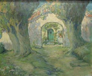 HAUSSAIRE Marcel Hubert Emile 1900-1900,Arbres et maisons,Art Valorem FR 2020-12-15