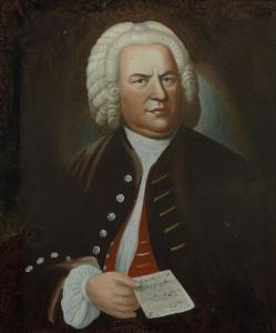 HAUSSMANN Elias Gottlob 1695-1774,Portrait de Jean-Sébastien Bach,Christie's GB 2019-10-07