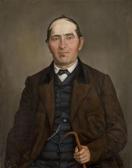 Havelka Frantisek 1817-1882,Portrait of a Man,1877,Palais Dorotheum AT 2018-03-10
