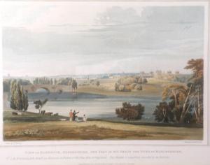 HAVELL Charles Richards,View of Blenheim, Oxfordshire the seat of His Grac,1818,Halls 2008-02-22