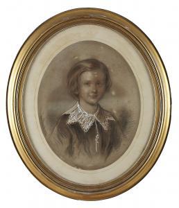 HAVELL Edmund I 1785-1864,PORTRAIT STUDY OF FREDERICK GORDON BLAIR,1858,Lyon & Turnbull 2012-03-14