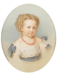 HAVELL Edmund II 1819-1894,Portrait of a child,1871,Bellmans Fine Art Auctioneers GB 2021-05-25