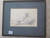 havell george 1800-1800,A sketch of a Ewe,Willingham GB 2019-09-14