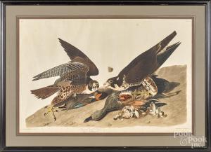 HAVELL Robert I 1769-1832,Great Footed Hawk,Pook & Pook US 2020-01-18