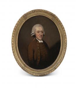 HAVERTY Joseph Patrick,Portrait of a gentleman in Brown Jacket and Wearin,1839,Adams 2020-10-13