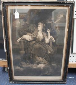 HAWARD Francis,Mrs Sarah Siddons in the Character of the Tragic M,1787,Tooveys Auction 2017-04-19