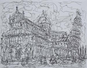 HAWDON Paul 1953,Il Duomo - Pisa,Peter Wilson GB 2017-09-13